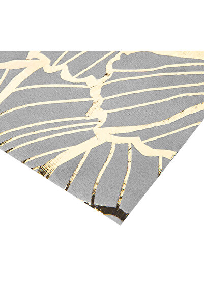 CED AUTO TRADE Christmas tablecloth - gray / gold - 180 x 28 cm