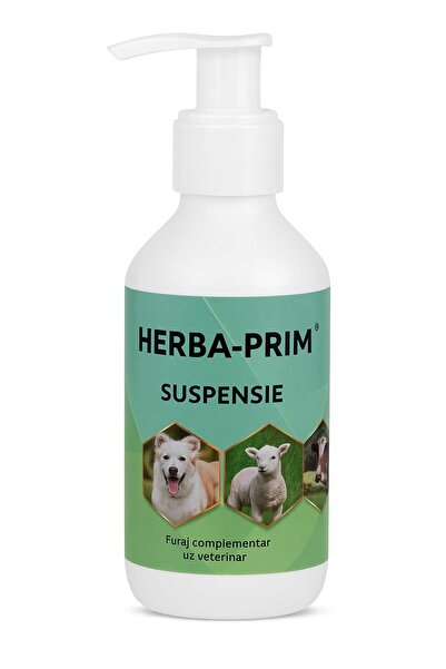 Promedivet Herba-Prim Suspensie – Supliment pentru caini, ovine si bovinE-150ML