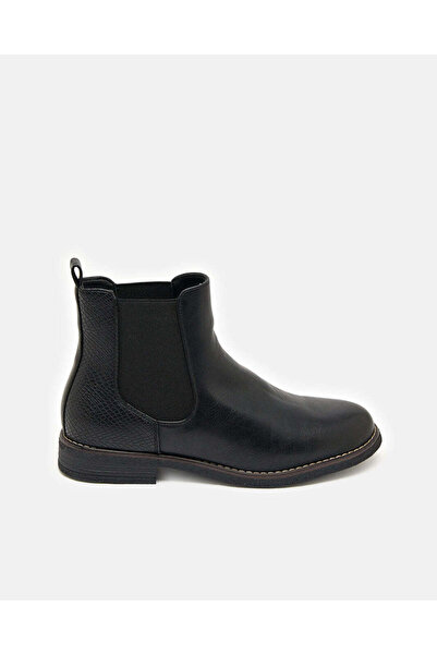 REDTAG Women Black Chelsea Boot