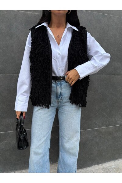 Desingadd Püsküllü Modern Yelek