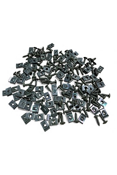 MOTORKİT MK MOTOSİKLET KAPORTA KLİPSİ VE VİDASI [1 PK :100 AD]