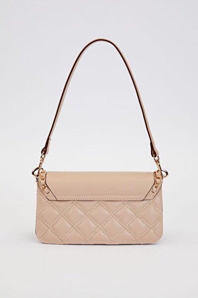 Levidor Mink Double Strap Quilted Shoulder Bag
