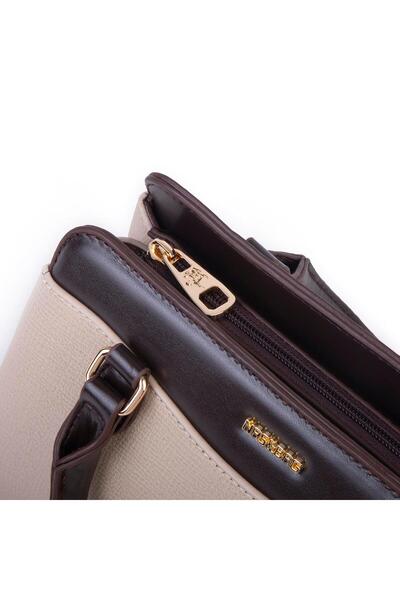 Nas Bag Stylish Women's Midi Hand and Shoulder Bag Sand Brown Liza