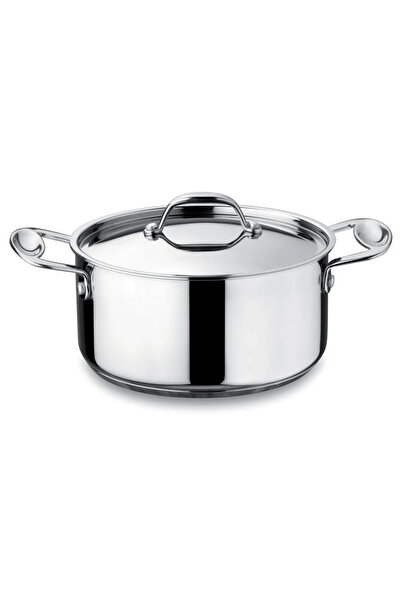 Mepra Oală din oțel inoxidabil cu capac 20 cm Glamour Diamond