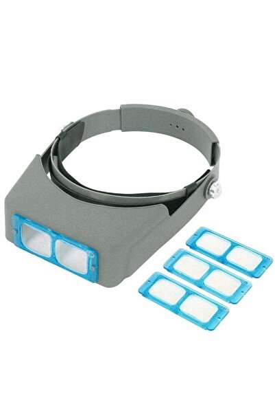 Generic Head Mount Magnifier Double Lens Headband Visor 1.5x-3.5x