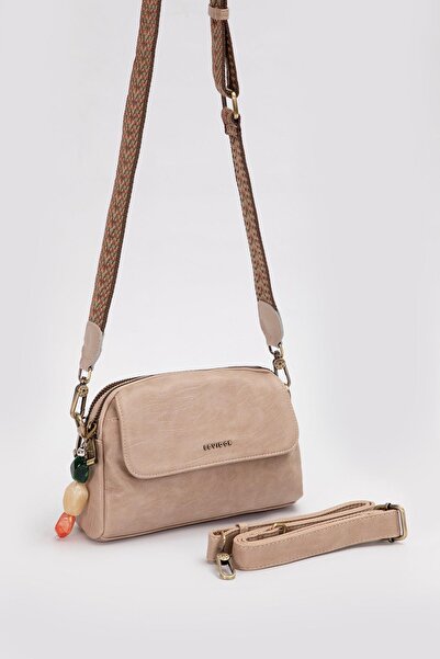 Levidor Shoulder Bag with Mink Bead Accessory Detail