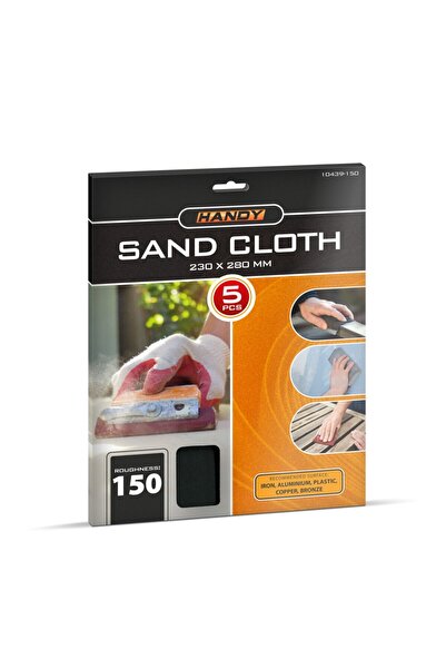 CED AUTO TRADE Sandpaper - 150 grit - blue - 230 x 280 mm - 5 pcs/pack