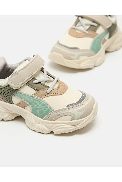 REDTAG Infant Boys Beige Multi Piece Sneaker