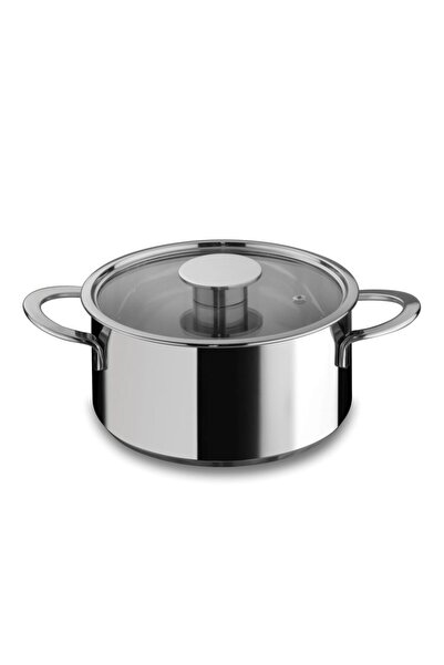 Mepra Stainless steel pot with lid 22 cm Gourmet