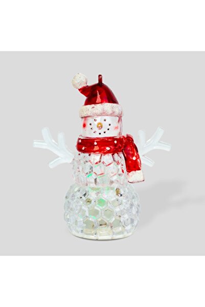 CED AUTO TRADE Om de zapada de Craciun cu LED - rosu - LED RGB - 9 x 8 x 5 cm