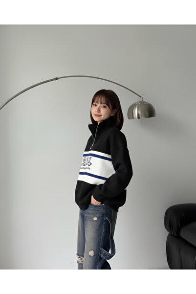 Touz Moda Streetwear με μισό φερμουάρ 1994 με τύπωμα Sweet