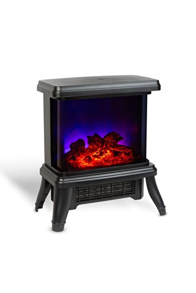 CED AUTO TRADE Electric fireplace - 900/1800 W Bewello - radiant heater + LED - 36 x 21.5 x 36 cm
