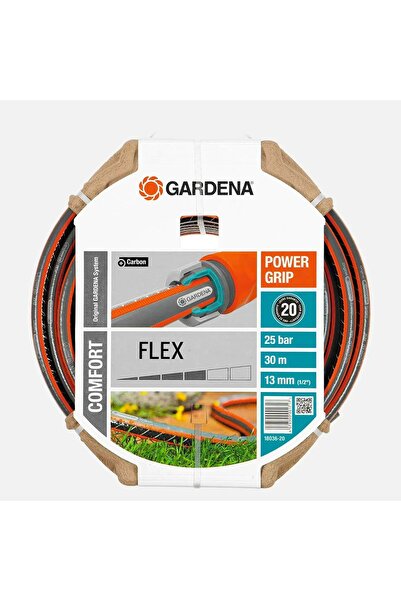Gardena 30m Comfort Flex Bahçe Sulama Hortumu 13mm 1/2’’ PowerGrip Kıvrılma Y...