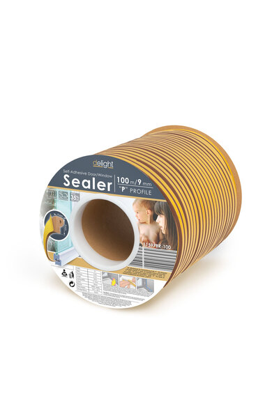 Alista Home Profil izolator autoadeziv pt. ferestre si usi, profil „P” - 100 ...