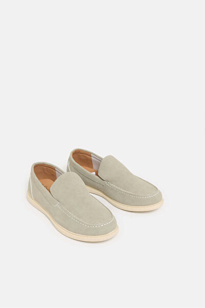 REDTAG Senior Boys Grey Plain Loafer