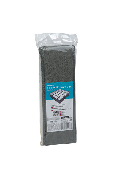 CED AUTO TRADE Storage box - 32 x 32 x 10 cm - 24 pockets - gray