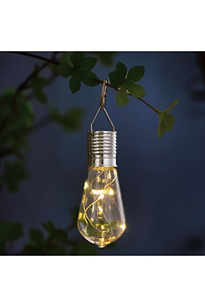 Alista Home Lampa solara suspendabila cu clema 4 LED-uri alb cald - 4,7 x 11 cm