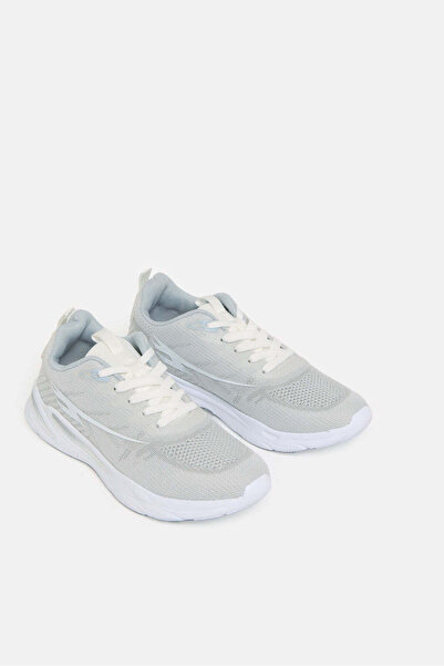 REDTAG Women Grey Lace Up Sneakers