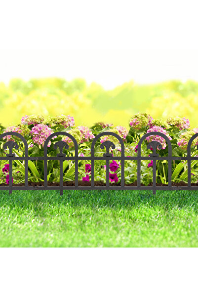 OEM Bordura pt. pat de flori / gard - 60 x 30 - Negru