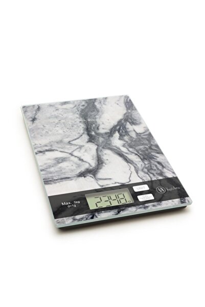 CED AUTO TRADE Kitchen scale - white marble