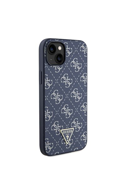 Guess Θήκη για iPhone 15 Plus, Σκληρή θήκη 4G με μεταλλικό λογότυπο, μπλε