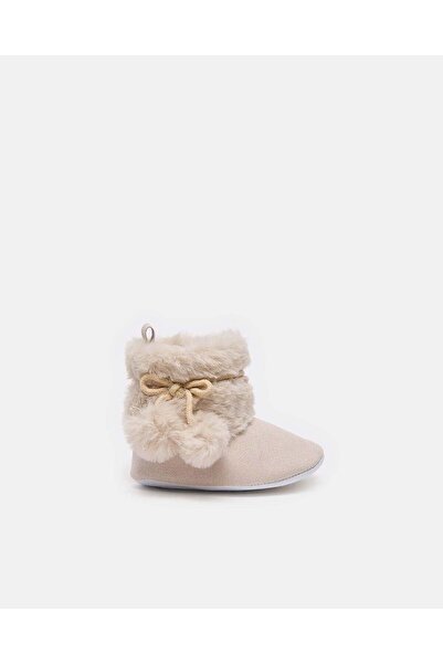 REDTAG Baby Beige Fur Textured Boot