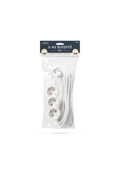 CED AUTO TRADE Delight - Extension cord 3 sockets, 3m