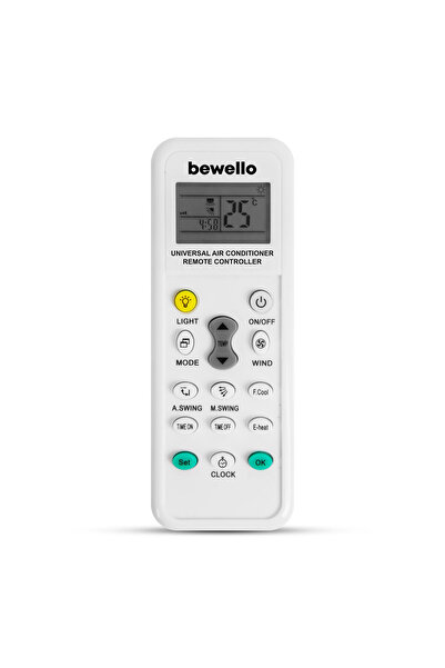 CED AUTO TRADE Universal air conditioner remote control - 1000 in 1 - 2 x AAA - white