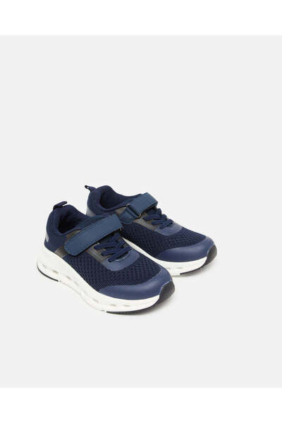 REDTAG Boys Navy Textured Sneakers