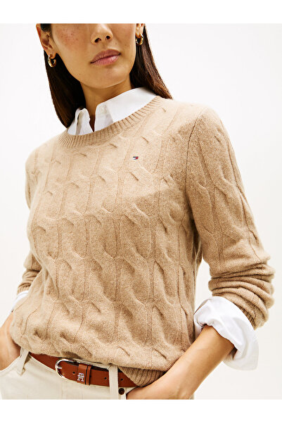 Tommy Hilfiger Cable Knit Soft Wool Jumper