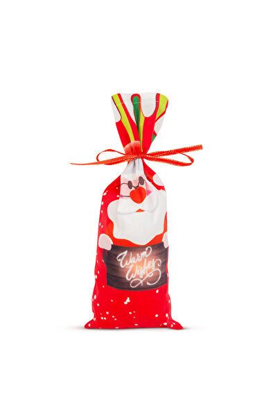 CED AUTO TRADE Bottle cover - Santa Claus pattern - polyester - 32 x 12.5 cm