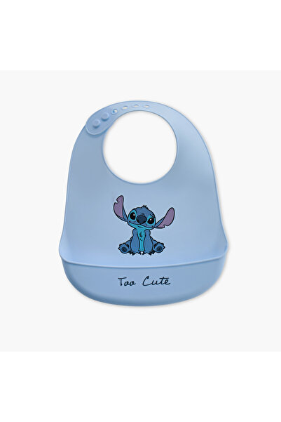 Disney Silicone Stitch Print Bib