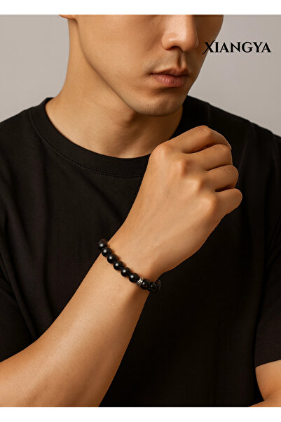 XIANGYA Beaded Bracelet For Men Minimalist Design | The Silent Radiance