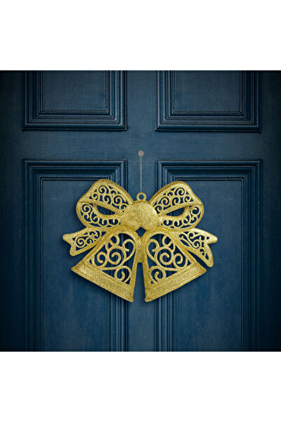 Alista Home Decoratiune tip funda – suspendabila – aurie glitter – 35 cm