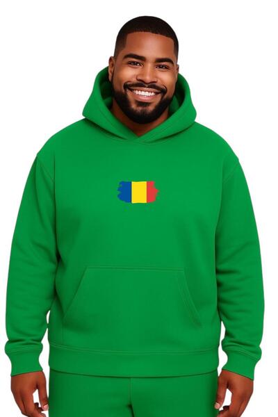 BENROMA Romania Printed Large Size Unisex Sweatshirt