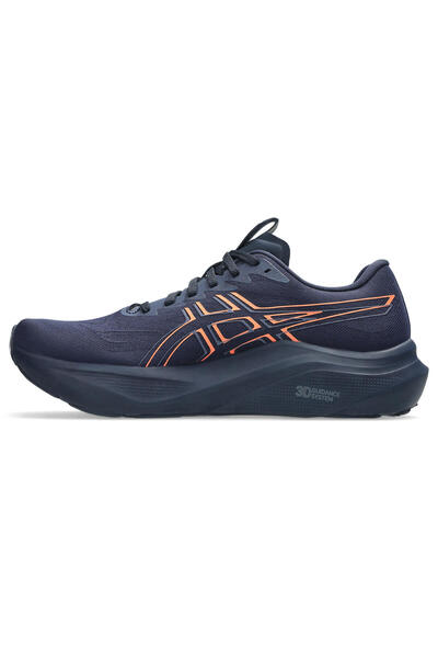 Asics Gt-2000 14 men's navy blue orange running shoes 1011c056-401