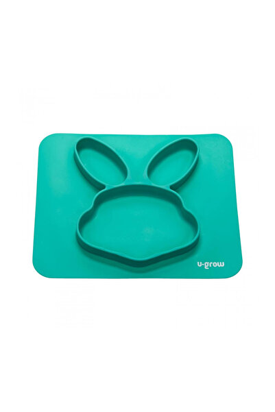 U-Grow Farfurie din silicon în formă de iepuraș cu ventuză -