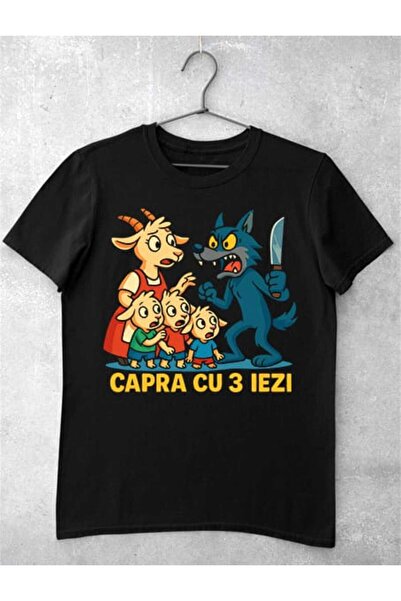 GRIZZLY SHOP.RO Tricou Femei Capra cu 3 Iezi