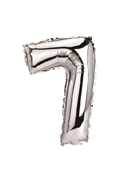 Mirific Party Balon party, folie metalizata argintie, 80 cm, cifra 7