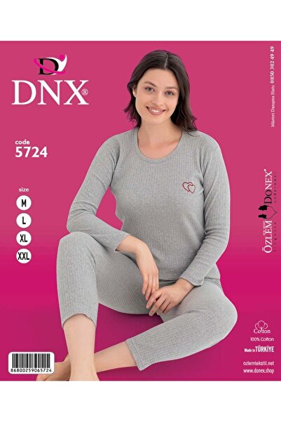 dnx Women's Long Sleeve Pajama Set