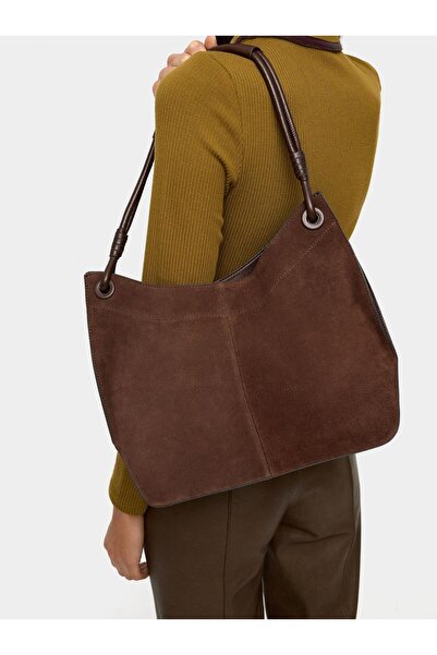 PARFOIS Deri Detaylı Omuz Çantası