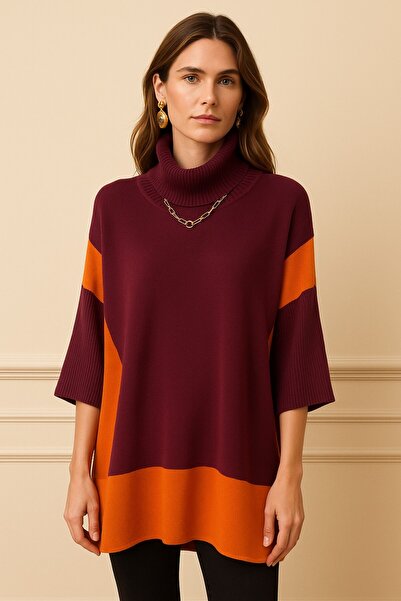 Okçu Triko BALIKÇI YAKA TRİKO PANÇO-26K74131-MOR-08