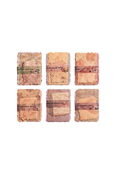 hediyeofisi Vintage Design Scrapbook Paper – Retro Hobby, Handicraft, and Notebook Decoration Paper Set |   Gift Office