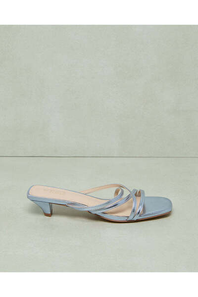 REDTAG حذاء نسائي فضي ذو أشرطة