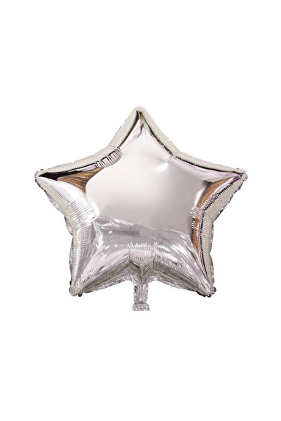 Mirific Party Balon petrecere, folie argintie metalizată, 45 cm, stea