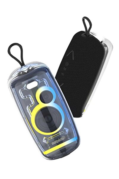 Salpido Portable Bluetooth speaker with true wireless system and RGB lighting, Bluetooth 5.2
