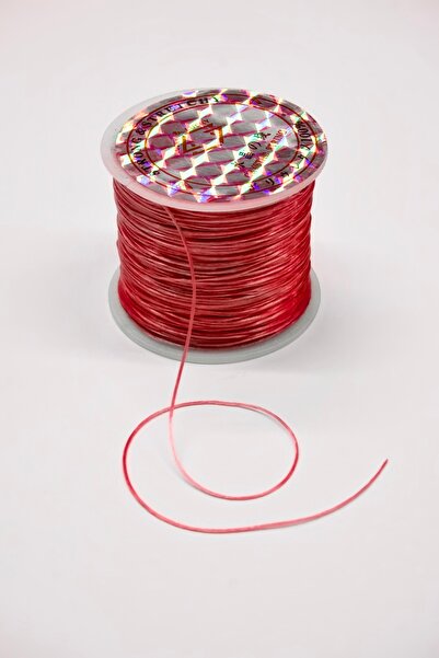 Dokumarkt 0.5mm Very Thin Soft Round Fiber Rubber String - Bracelet Beading Accessory Elastic - 10 Meters