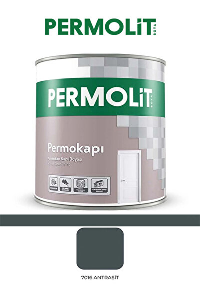 Permolit Permokapı Sentetik Amerikan Kapı Boyası Antrasit Gri