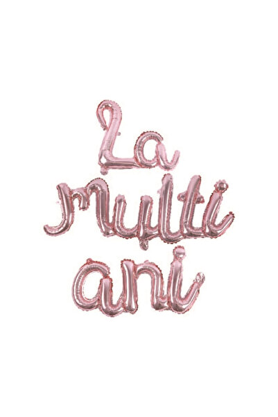 Mirific Party Ghirlandă decorativă roz „La mulți ani” PPLM0697