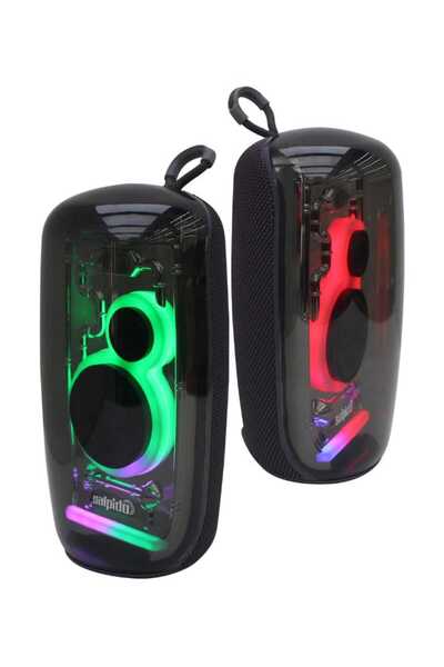 Salpido Portable Bluetooth speaker with true wireless system and RGB lighting, Bluetooth 5.2